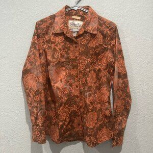 AVENTURA Mineral Wash Floral Button Down